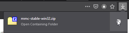 Firefox Open Containing Folder